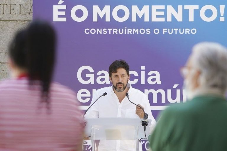 En Común se erige «decisiva» para «el cambio en la Xunta» porque «disputa» escaños al PP en A Coruña y Pontevedra