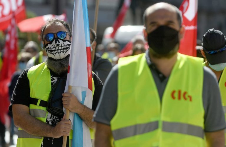 La CIG realiza protestas en las siete ciudades para exigir una salida «justa» de la crisis