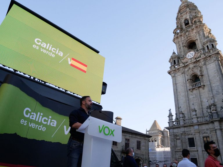 Abascal augura «un terremoto político» el domingo en Galicia con la entrada de Vox para «ser determinantes»