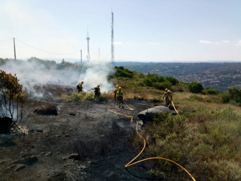 Estabilizado el incendio que quemó 60 hectáreas en Ourense y extinguido el de Rubiá, que calcinó 41