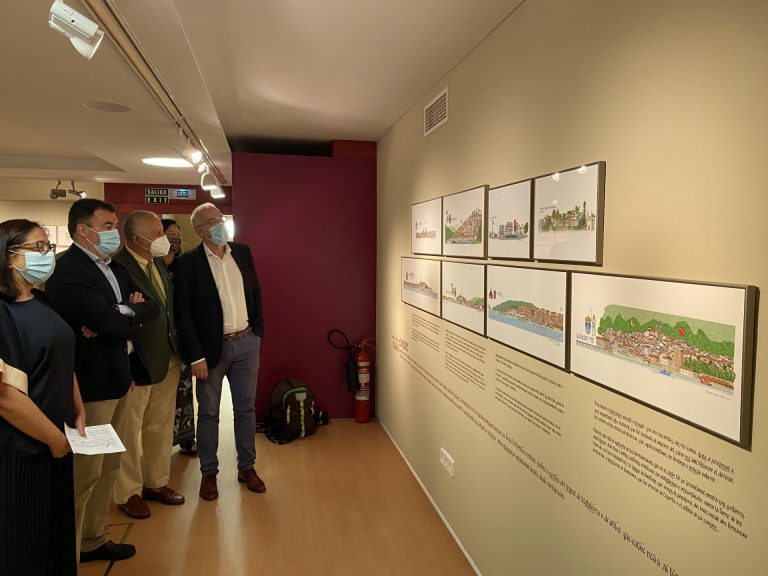 El Museo das Peregrinacións acoge más de 40 dibujos del Camino realizados por el artista Chencho Pardo Valdés