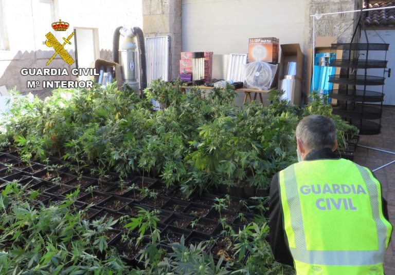 Desmantelada una plantación ‘indoor’ de marihuana en Rodeiro (Pontevedra) con tres personas investigadas