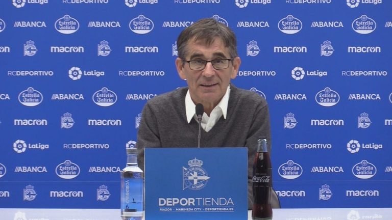 Fernando Vázquez: «Que el Elche esté tranquilo: el Deportivo va a buscar ganar por el honor de la competición»