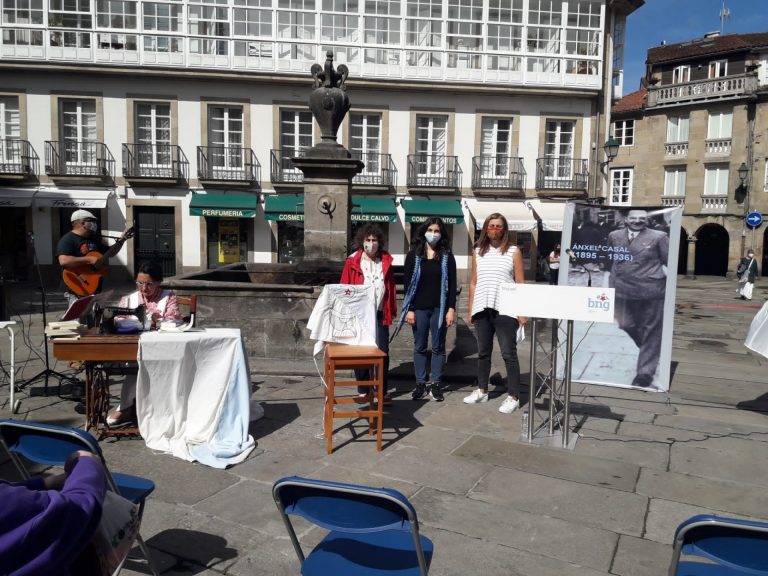 El BNG reivindica una estatua para Ánxel Casal y rinde homenaje a las mujeres represaliadas por el Franquismo