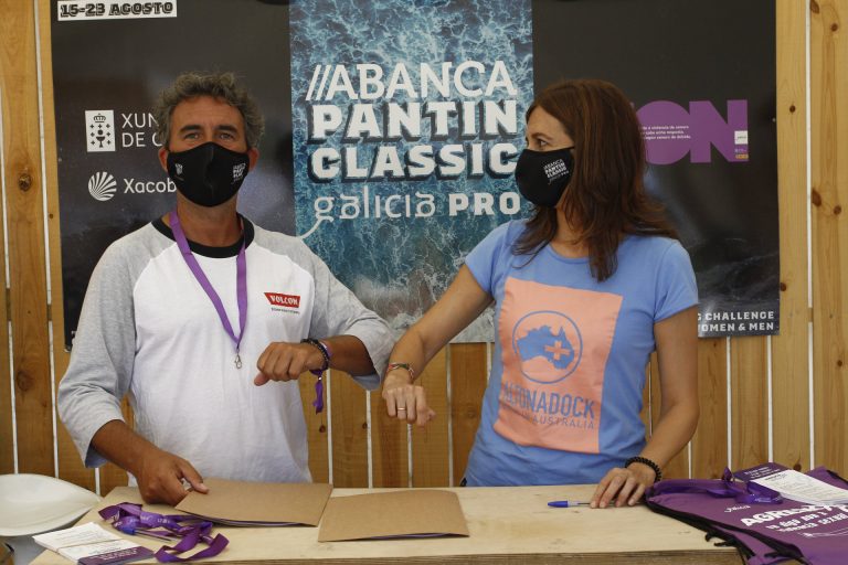 La Xunta conciencia sobre la prevención y la lucha contra la violencia de género en el Abanca Pantín Classic 2020
