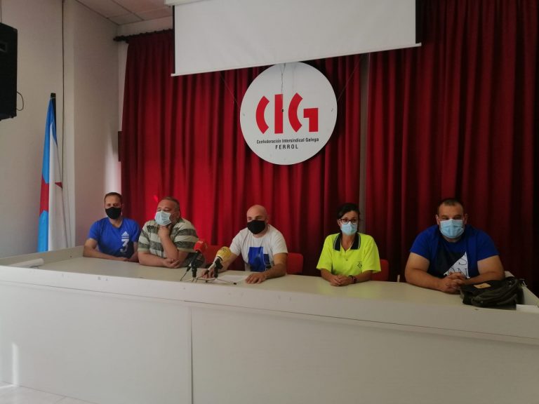 Los trabajadores de la UTE Tecman-Electrorayma reclaman su derecho a la subrogación en Navantia