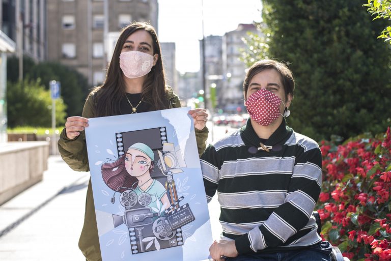 El Festival de Cine Inclusivo de Vigo rinde homenaje a los sanitarios, también en su cartel, de la artista Abi Castillo