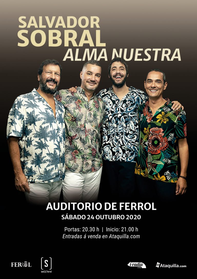 Salvador Sobral actuará en Ferrol el próximo 24 de octubre