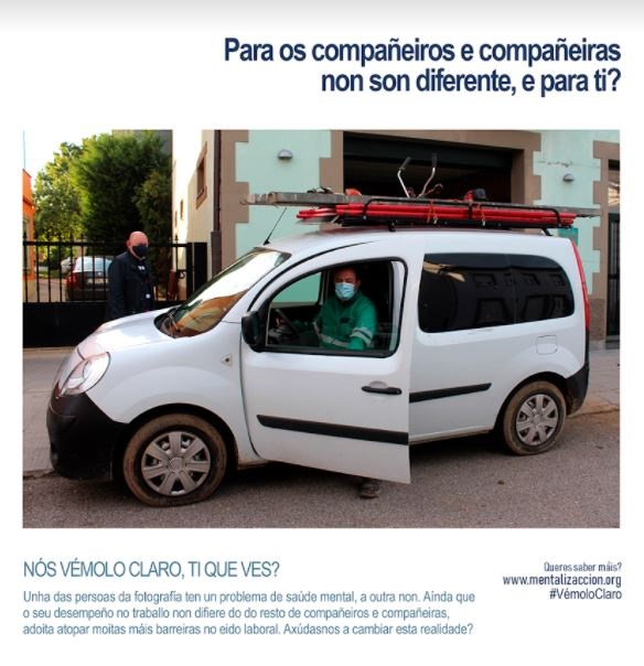 Personas con problemas de salud mental impulsan en Galicia una campaña sobre la importancia de la inserción laboral