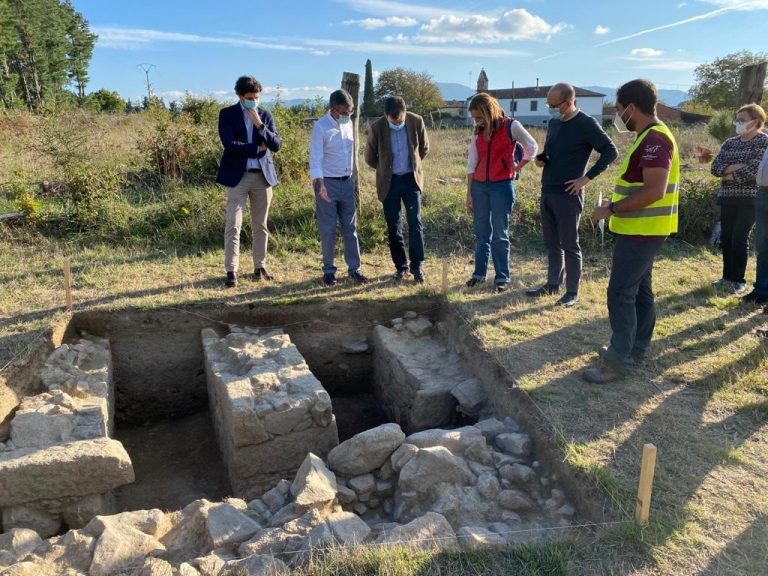 La excavación arqueológica de Proendos, en Sober, saca a la luz restos romanos del siglo I al V