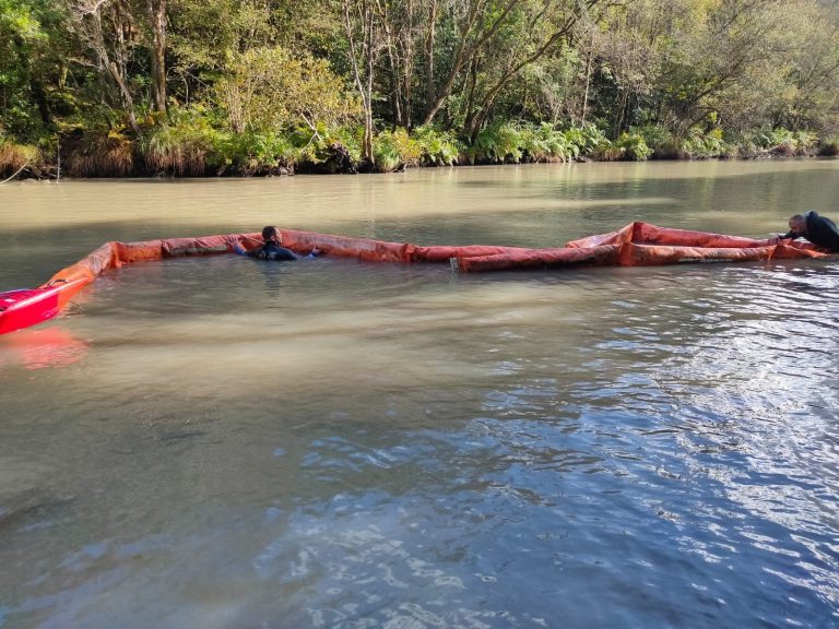 Técnicos de la Xunta confirman que «hasta el momento» no hay daños en la fauna del río Eume