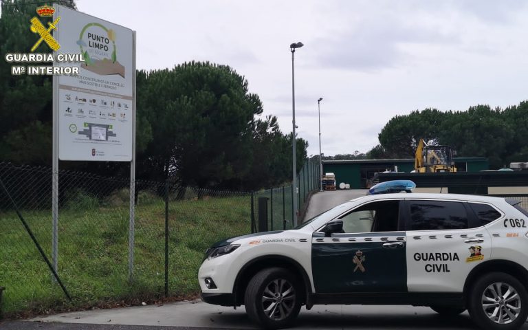 Detenidos dos jóvenes por cinco robos en el Punto Limpio de Nigrán (Pontevedra)