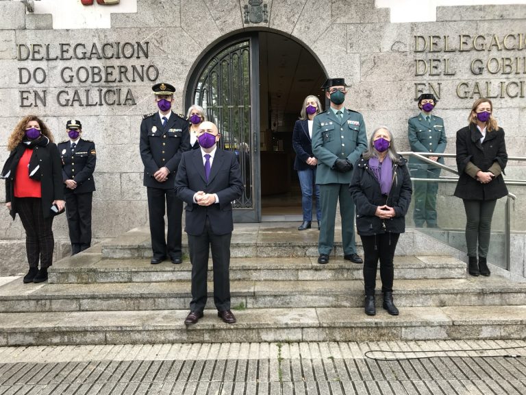 Concentraciones en Galicia expresan el rechazo a la violencia contra la mujer en la conmemoración del 25N