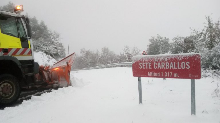 Los termómetros cayeron por debajo de los 3 grados bajo cero en varios puntos de montaña, con mínima de -6,2ºC en Xares