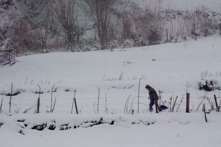 Baltar y Calvos de Randín registran las temperaturas mínimas de Galicia: menos de 13 grados bajo cero
