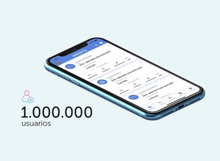 La banca móvil de Abanca supera el millón de usuarios