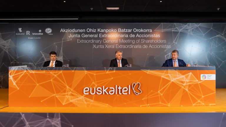 Euskaltel repartirá este viernes 25 millones entre sus accionistas con un dividendo de 0,14 euros por título
