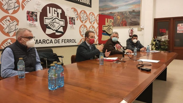 UGT ve «grave y dramática» la situación industrial de Ferrolterra y pide que Siemens Gamesa continúe en As Somozas