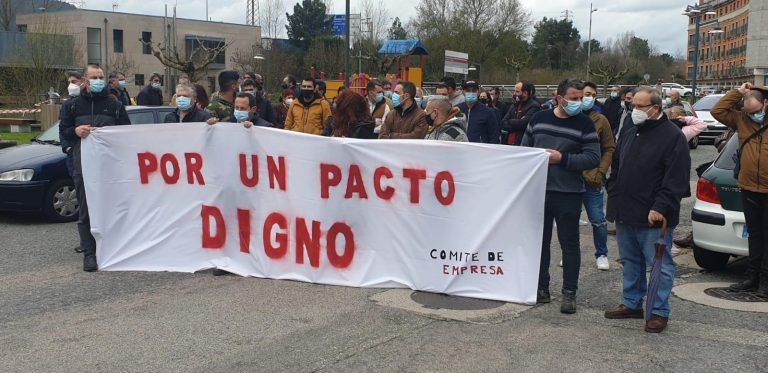 Desconvocan las protestas en Frigolouro, tras aceptar la empresa negociar un nuevo pacto laboral