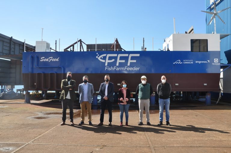 El proyecto ‘Seafeed’ concluye el desarrollo del «primer» sistema autónomo para la alimentación de jaulas acuícolas