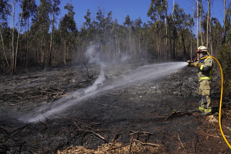 Rural.- Extinguido el incendio forestal de Santiago, el primero de la temporada, tras quemar 40 hectáreas