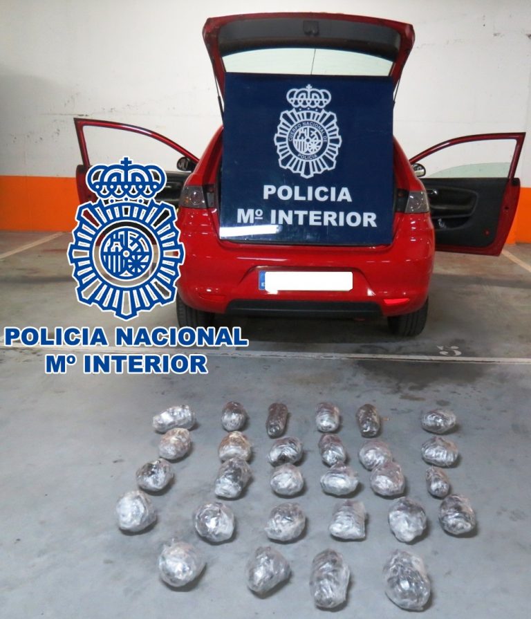 Prisión provisional para dos de los tres detenidos en Vigo por el transporte de casi 30 kilos de hachís