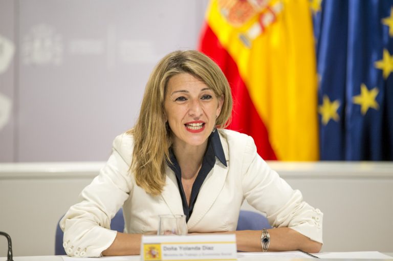 La ministra Yolanda Díaz declara 7.340 euros en cuentas bancarias y un patrimonio total de 50.552,442 euros