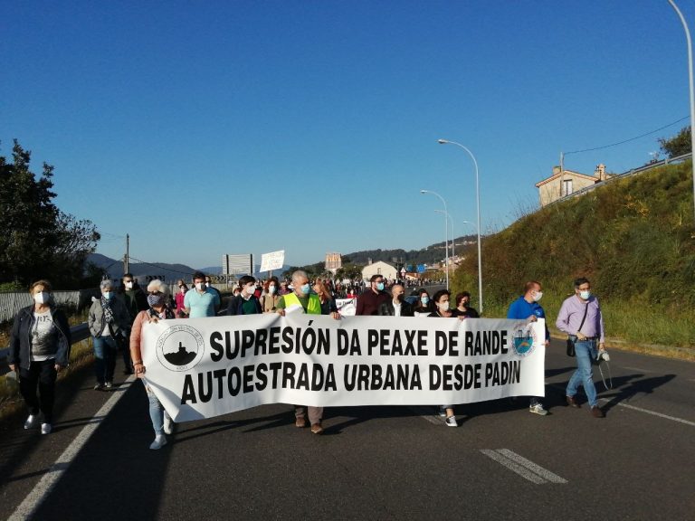 Protesta en Vigo para reclamar que el tramo Vigo-Redondela de la AP-9 quede libre de peaje