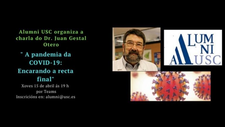 El doctor Juan Gestal abordará «la recta final» de la pandemia en una sesión organizada por exalumnos de la USC