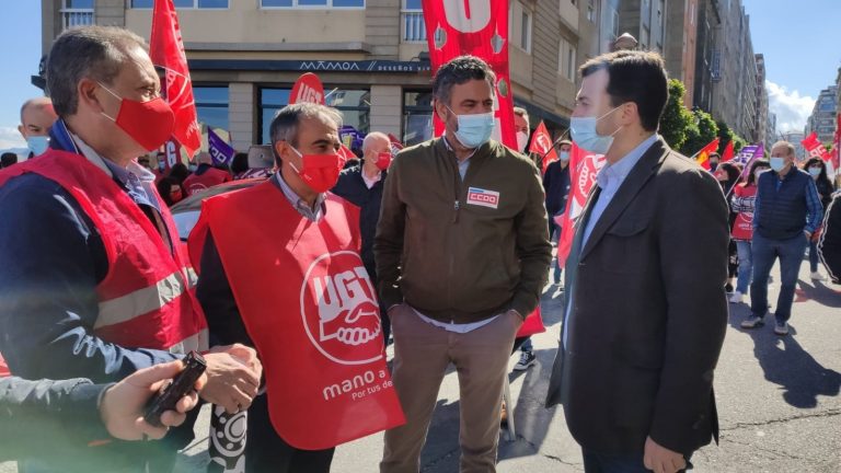 Gonzalo Caballero reivindica los derechos de los trabajadores para salir de la crisis «sin exclusión ni ruptura social»