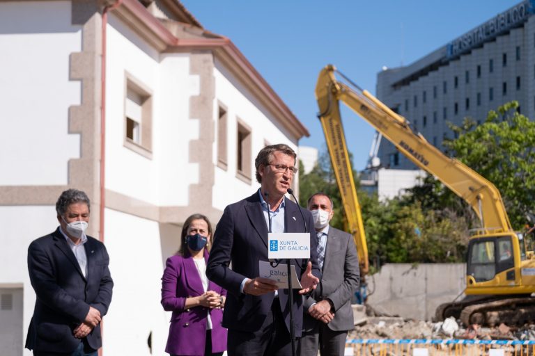 Arranca la construcción del Hospital Gran Montecelo, un «día histórico» para Pontevedra