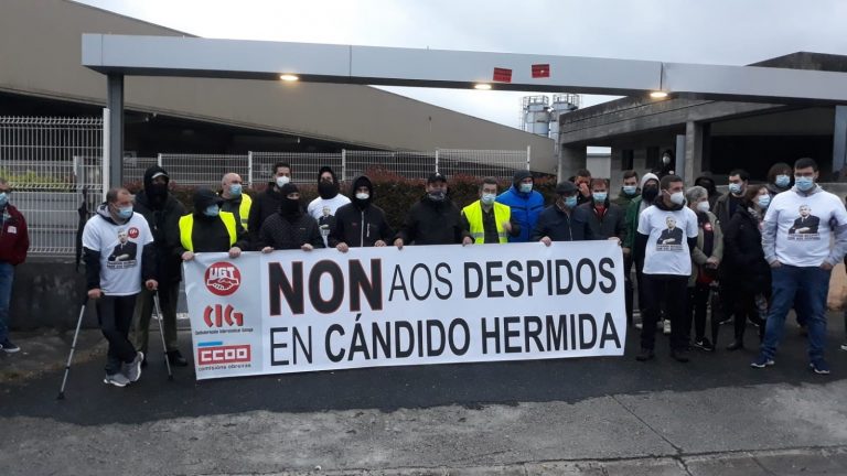 Sindicatos cifran en un 80% el seguimiento de la huelga convocada este jueves en el grupo Cándido Hermida