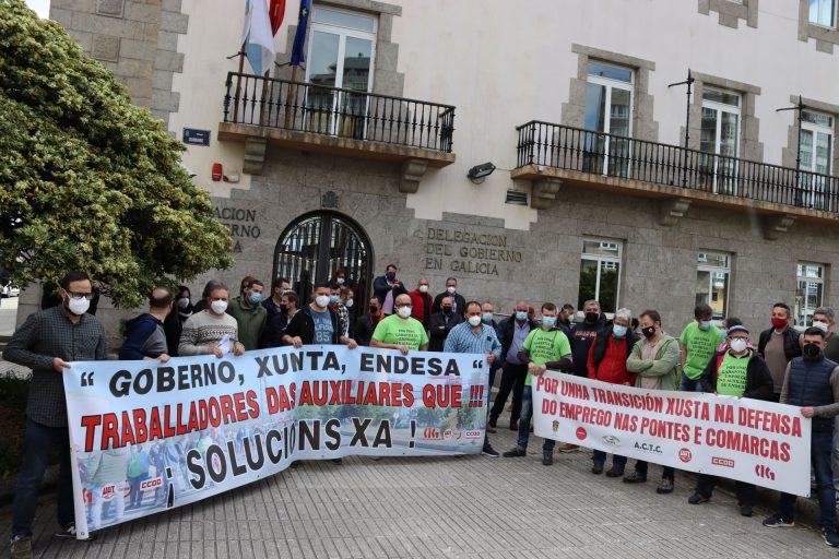 Trabajadores de As Pontes exigen una reunión al Ministerio de Transición Ecológica y un «plan de futuro»