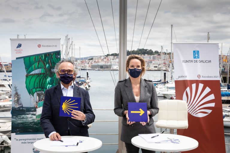 Los grandes veleros volverán a Vigo en 2022 con la ‘Iacobus Maris’, la ruta jacobea más larga de la historia