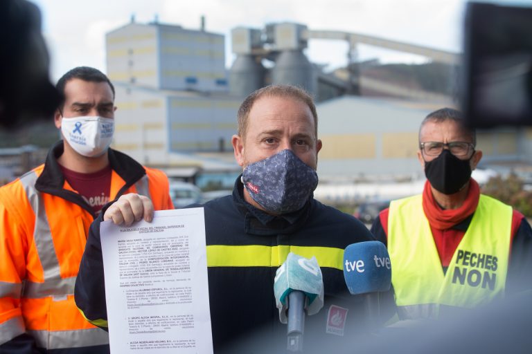 Convocada movilización de trabajadores de Alcoa Cervo para el próximo viernes 28 para que haya «una decisión política»