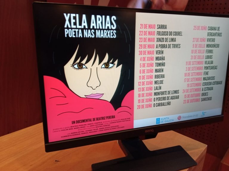 El documental ‘Xela Arias. Poeta nas marxes’ llevará la figura de la autora a una treintena de municipios gallegos