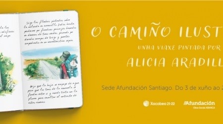 Sesenta acuarelas recorren ‘El Camino ilustrado’, un viaje pintado por Alicia Aradilla