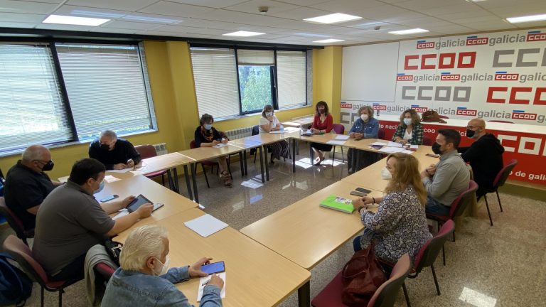 La nueva ejecutiva de CC.OO. Galicia acuerda el reparto de responsabilidades en su primera reunión