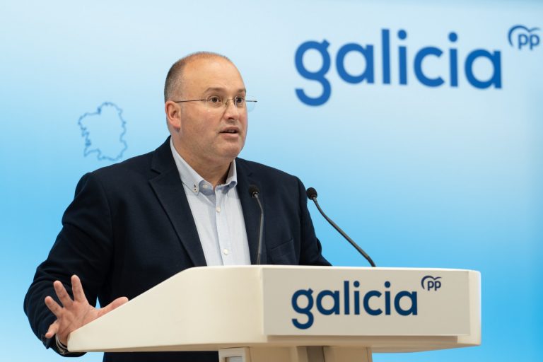 Tellado (PP) defiende el modelo eólico de la Xunta frente al «ecologismo de propaganda» de BNG y PSOE