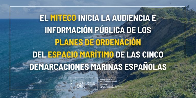 El Gobierno abre a información pública los planes de ordenación marítima de cinco demarcaciones españolas