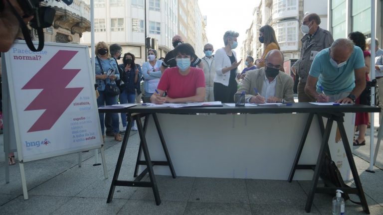 El BNG inicia una campaña de firmas contra la subida de la luz y pide al Gobierno una rebaja en la factura en Galicia