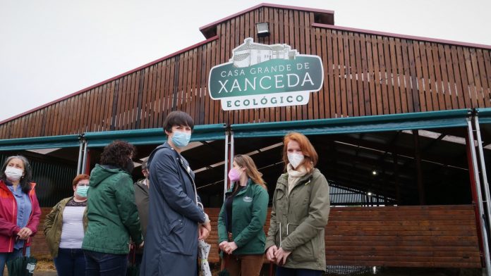 La portavoz nacional del BNG, Ana Pontón, visita Casa Grande de Xanceda. BNG