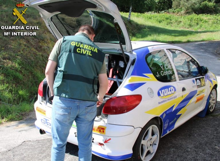 Investigado por participar en el ‘rally’ de Pontevedra con un vehículo cuyo número de bastidor estaba falsificado