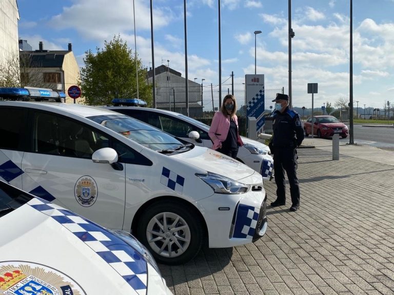 La Policía Local interviene en una concentración de coches en el polígono de As Gándaras (Lugo)