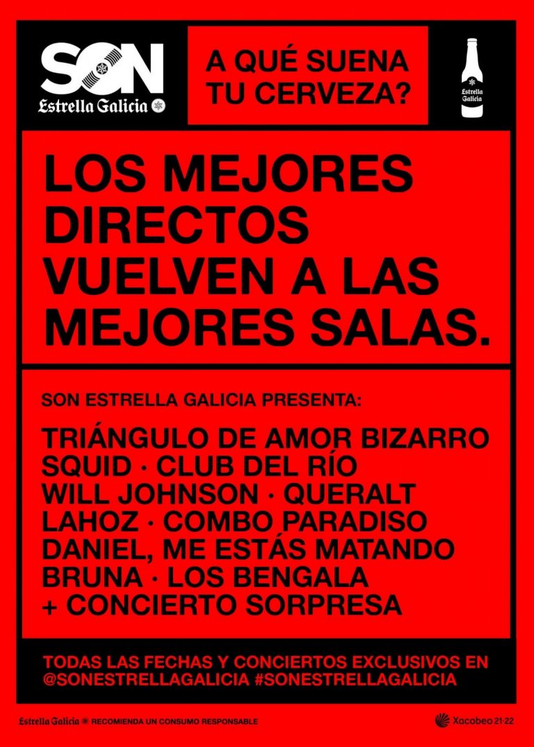 El ciclo ‘SON Estrella Galicia’, anuncia nuevos conciertos con Triángulo de Amor Bizarro, Squid o Los Bengala