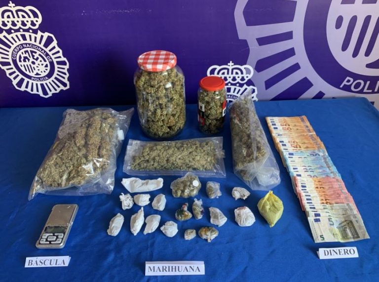 Detenido por tráfico de drogas en Lugo un joven interceptado con un kilo de marihuana
