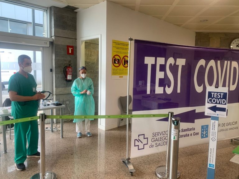 Detectados 19 positivos entre más de 8.900 test realizados en cuatro meses en el Aeropuerto de A Coruña