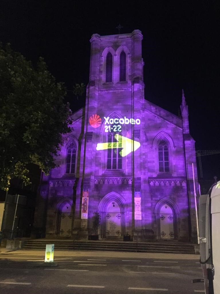 Reino Unido, Irlanda y Polonia iluminan edificios emblemáticos del Camino para «promocionar el Xacobeo 21-22»