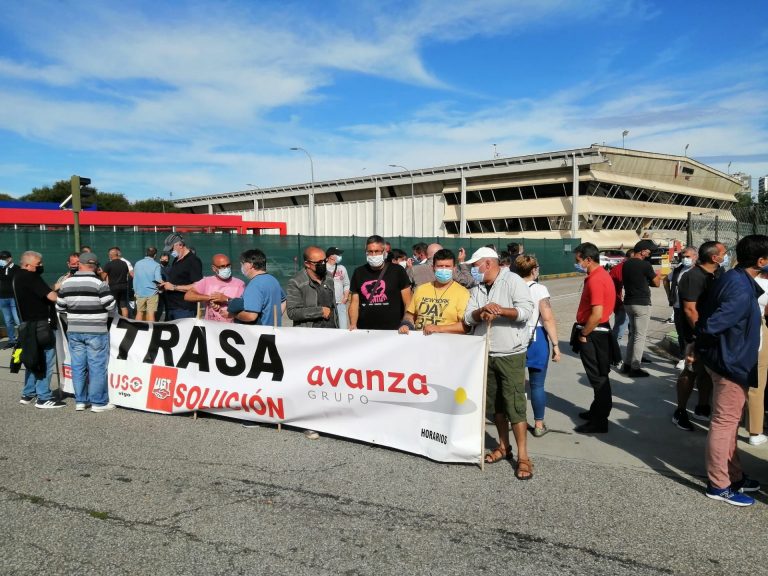 El comité de la concesionaria de bus urbano de Vigo celebra el seguimiento «masivo» de la primera jornada huelga