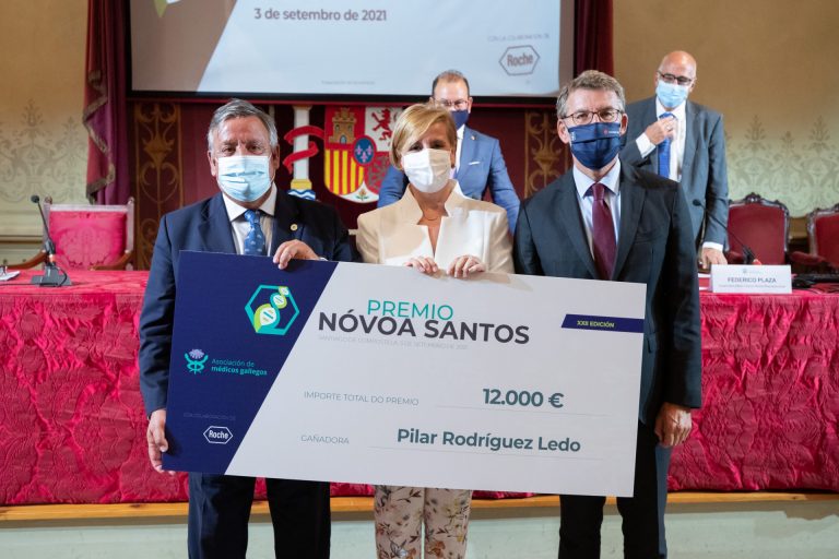 La doctora Pilar Rodríguez reivindica la importancia de Atención Primaria tras recibir el Premio Nóvoa Santos